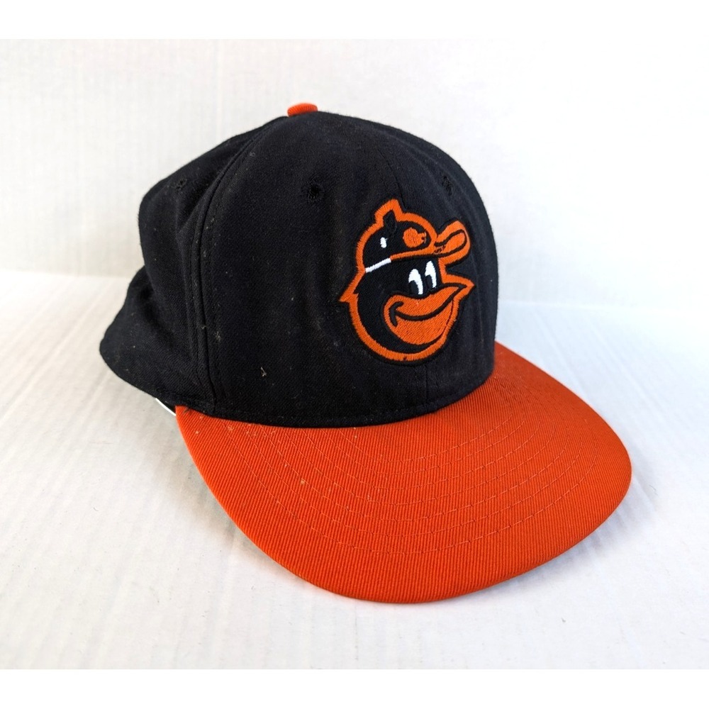 Vintage Baltimore Orioles Hat Fitted 7 3/8 USA Made 80s 90s Cooperstown Roman